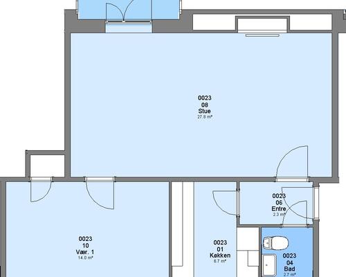 2 værelses lejlighed i Skælskør