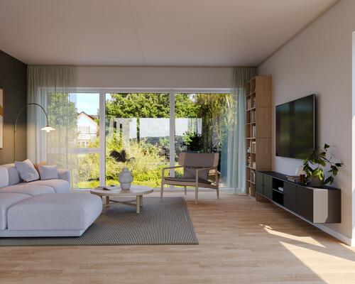 Arkitekttegnede lejeboliger midt i Hadsten - tæt på Århus