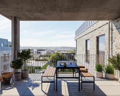 Arkitekttegnede lejeboliger midt i Hadsten - tæt på Århus