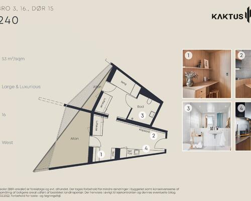 2 værelses lejlighed i København V