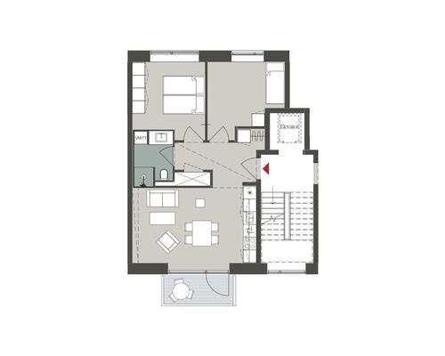 2 værelses lejlighed i Odense V