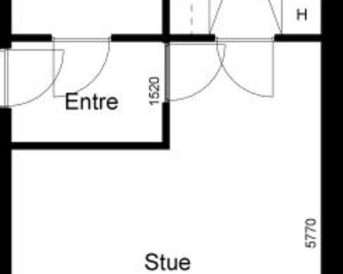 1 værelses lejlighed i Skive