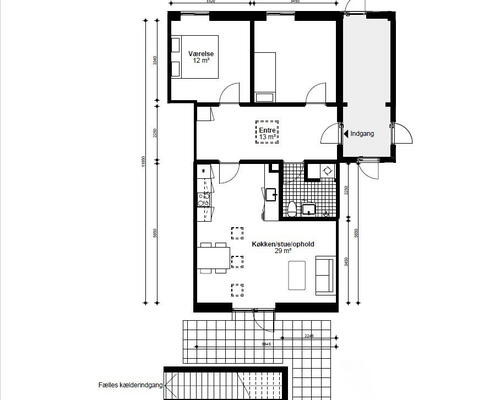 3 værelses lejlighed i Greve