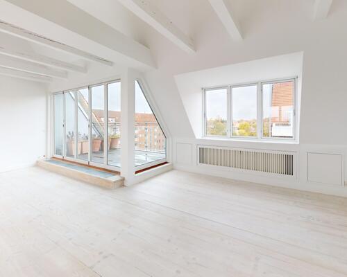 3 værelses lejlighed i Charlottenlund