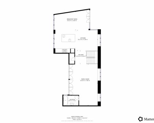 3 værelses lejlighed i Charlottenlund