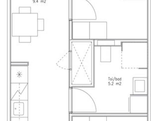 3 værelses lejlighed i Århus C