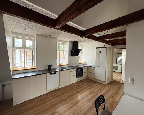 Super lækker lys 3 vær. lejlighed (evt. dele) i Centrum.