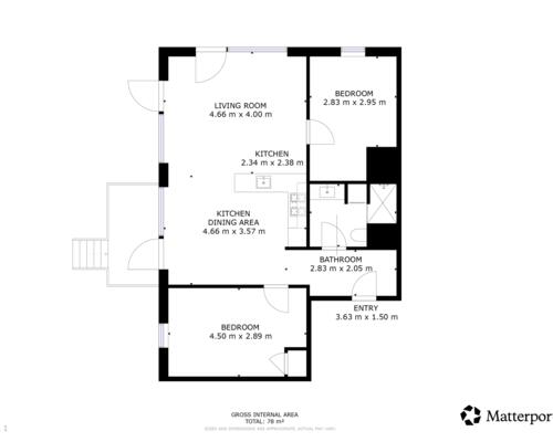 2 værelses lejlighed i Rødovre