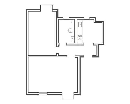 Skøn delevenlig 2-værelses lejlighed med to altaner
