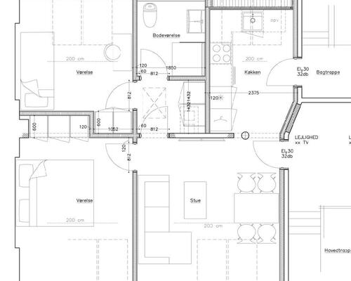 3 værelses lejlighed i Odense C