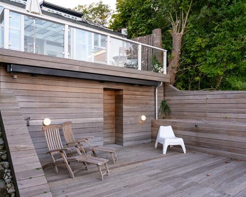 Liebhaver villa med privat strand | Ålsgårde