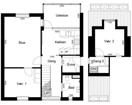 3 værelses lejlighed i Viborg