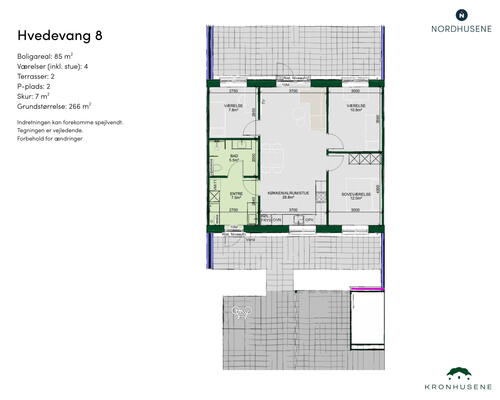 4 værelses hus i Lunderskov