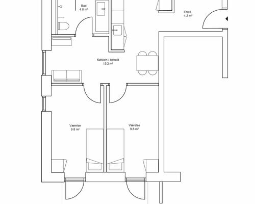 3 værelses lejlighed i Risskov