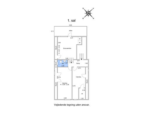 8 værelses hus i Søborg