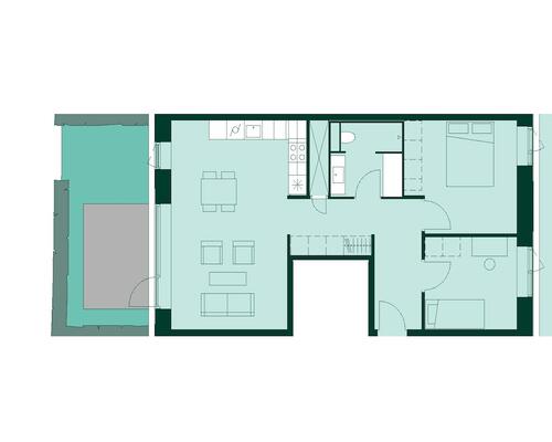 Nyere lys lejlighed i populært område