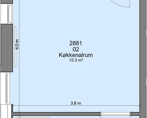 2 værelses lejlighed i Randers