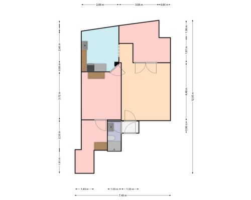 2 værelses lejlighed i Skive