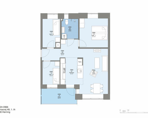 4 værelses lejlighed i Herning