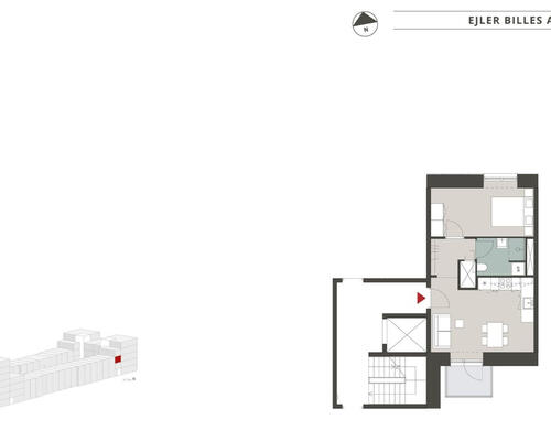 2 værelses lejlighed i København S