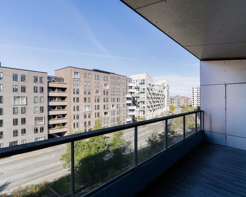 Lys og moderne lejlighed i ikoniske 8-tallet