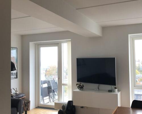 Dejlig 2-værelses lejlighed med egen terrasse.