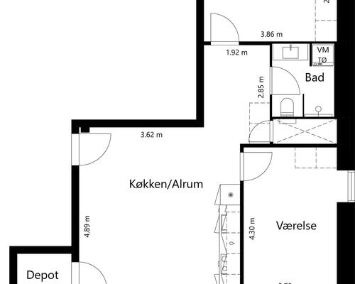 3 værelses lejlighed i Risskov