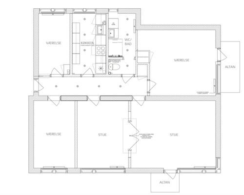 5 værelses lejlighed i Frederiksberg