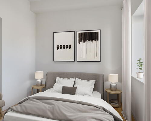 Lys og rummelig fireværelses lejlighed i Bygården, Tingbjerg