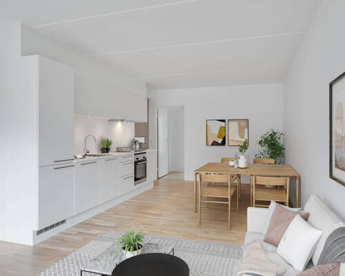 4 værelses lejlighed i København S