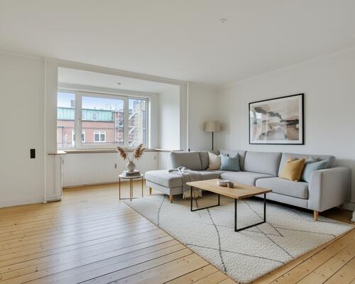 Nyere renoveret 2 værelses lejlighed på 70 m²