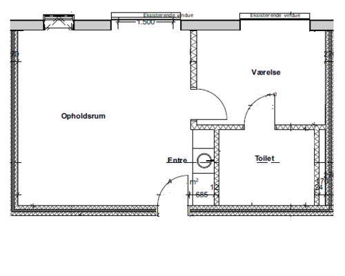 2 værelses lejlighed i Herning