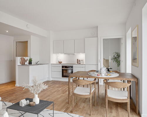 Fløjhusene - Bygning E - Lækker 2-værelses lejlighed i høj kvalitet med egen terrasse