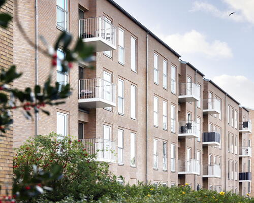 Fløjhusene - Bygning E - Lækker 2-værelses lejlighed i høj kvalitet med egen terrasse