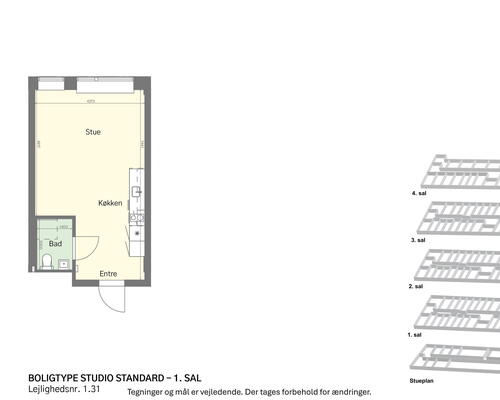 UNIKKE & RÅ STUDIOS PÅ AMAGERBRO MED FITNESS, TAGTERRASSE OG MEGET MERE!