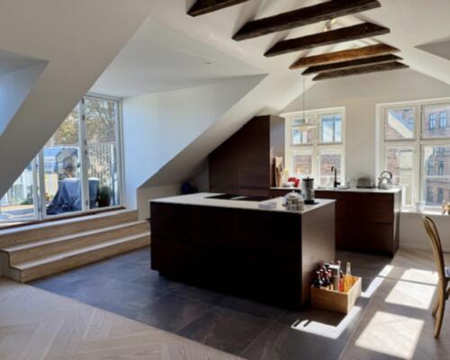 Luksus penthouse på  Frederiksberg ved søerne