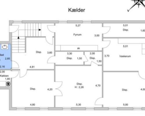 7 værelses hus i København Ø