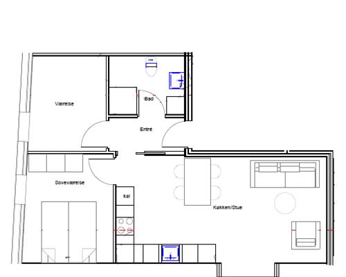 3 værelses lejlighed i Viborg