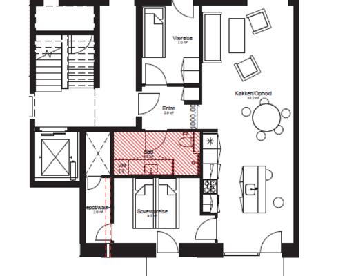 3 værelses lejlighed i Randers NØ