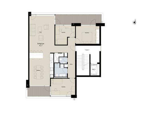 4 værelses lejlighed i Hellerup