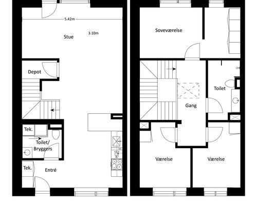 4 værelses hus i Hørsholm