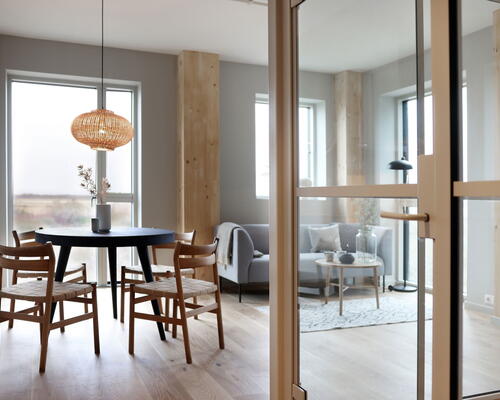 Stor 2 værelses, med stor tagterrasse & udsigt til Kalvebod Fælled