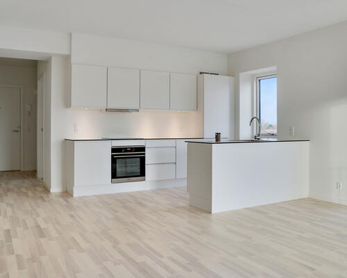 Kun 2 måneders depositium - Stor 3-værelses lejlighed med altan