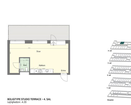 UNIKKE & RÅ STUDIOS PÅ AMAGERBRO MED FITNESS, TAGTERRASSE OG MEGET MERE!