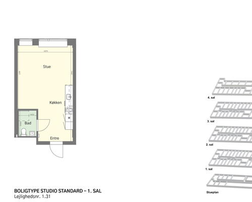 UNIKKE & RÅ STUDIOS PÅ AMAGERBRO MED FITNESS, TAGTERRASSE OG MEGET MERE!