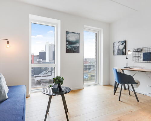 The Residence CPH - Stilren og moderne bolig med 3 soveværelser og stor altan