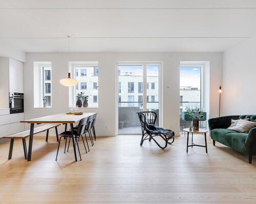 The Residence CPH - Stilren og moderne bolig med 3 soveværelser og stor altan