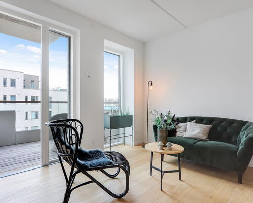 The Residence CPH - Stilren og moderne bolig med 3 soveværelser og stor altan