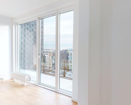 Rækkehus med direkte udgang til vand