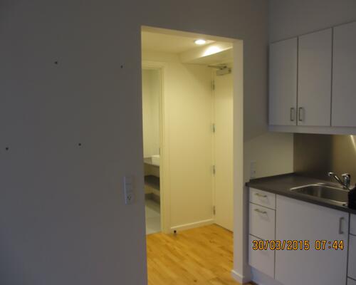 Velindrettet og lys 2-værelses studiebolig i Aalborg Øst